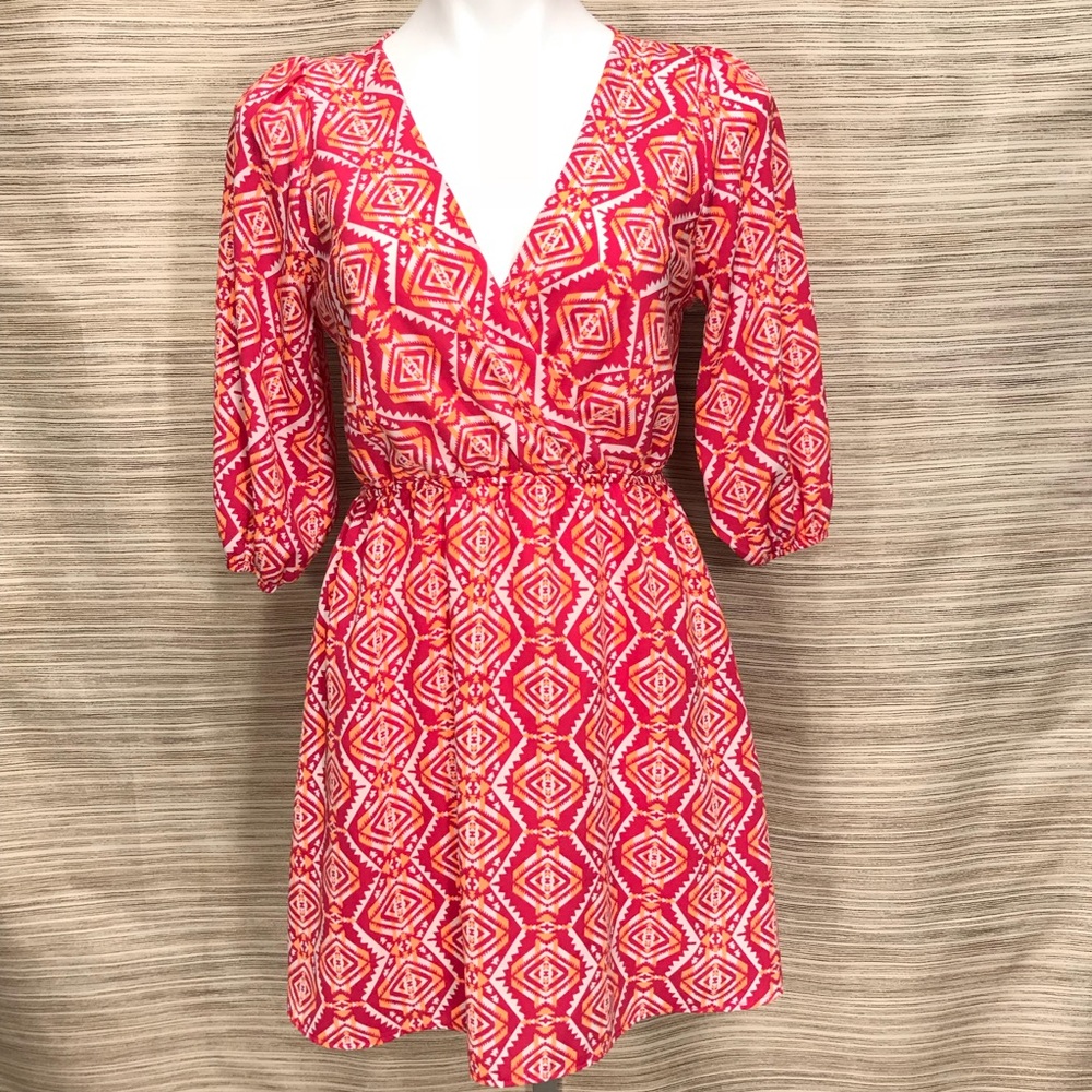 Anthropologie Everly 3/4 Sleeve Dress Sz Small